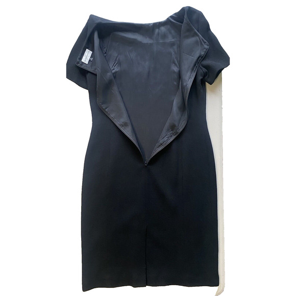 Albert Nipon Womens Size 16 NEW Little Black Dress Classic Casual Office Work - Picture 3 of 15
